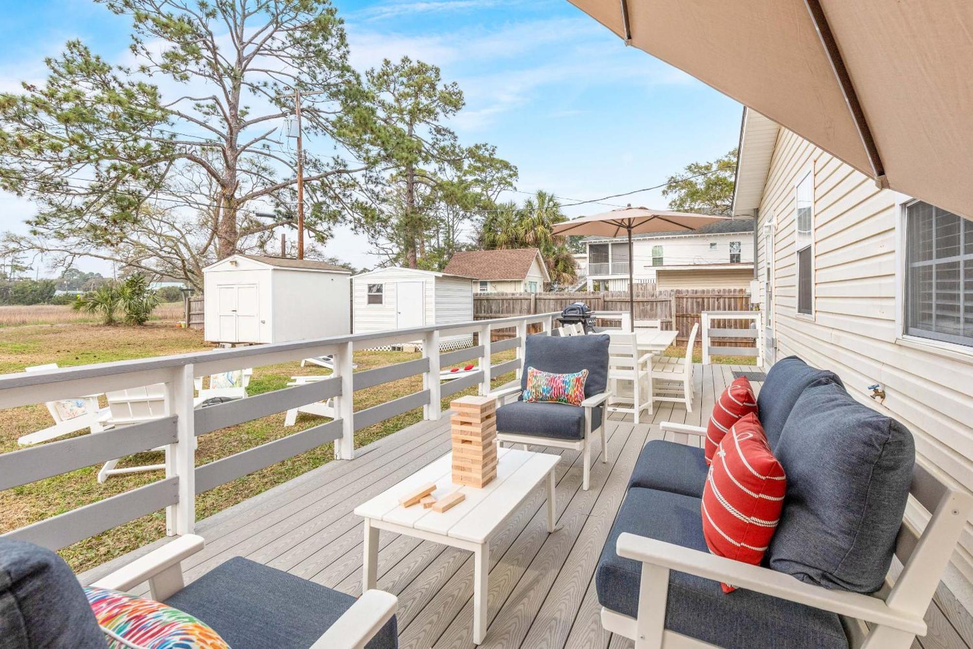 Bowline Bungalow Tybee Island Bagian luar foto